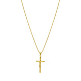 Crucifix Pendant - 14Kt Gold Plated