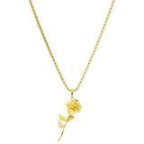 Rose Pendant- 14Kt Gold Plated