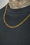 Figaro Chain - 14Kt Gold Plated