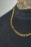 Figaro Chain - 14Kt Gold Plated