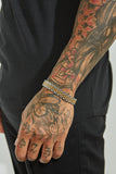 Presidential Strap Bracelet - Silver + Gold